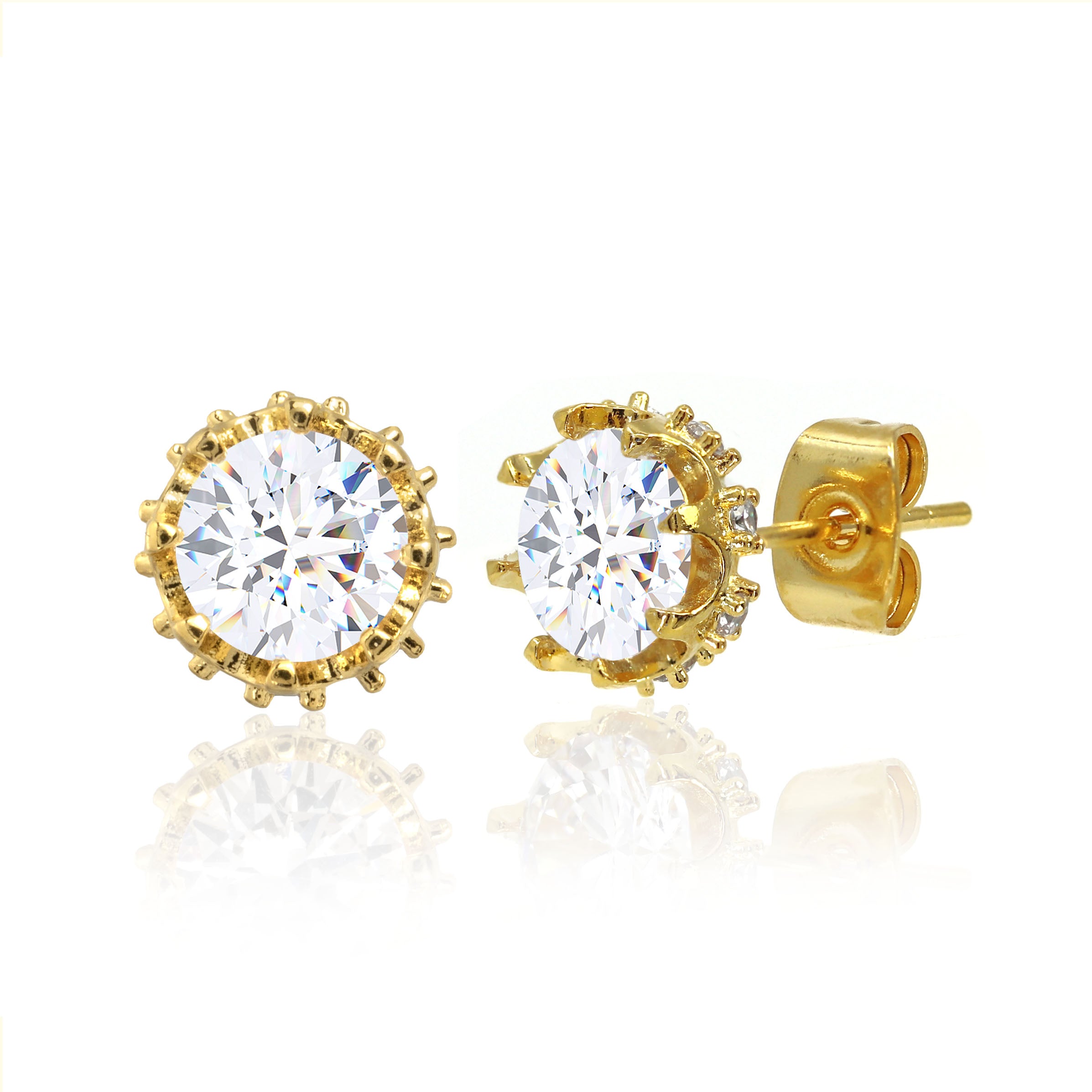 Coronet Stud Earrings