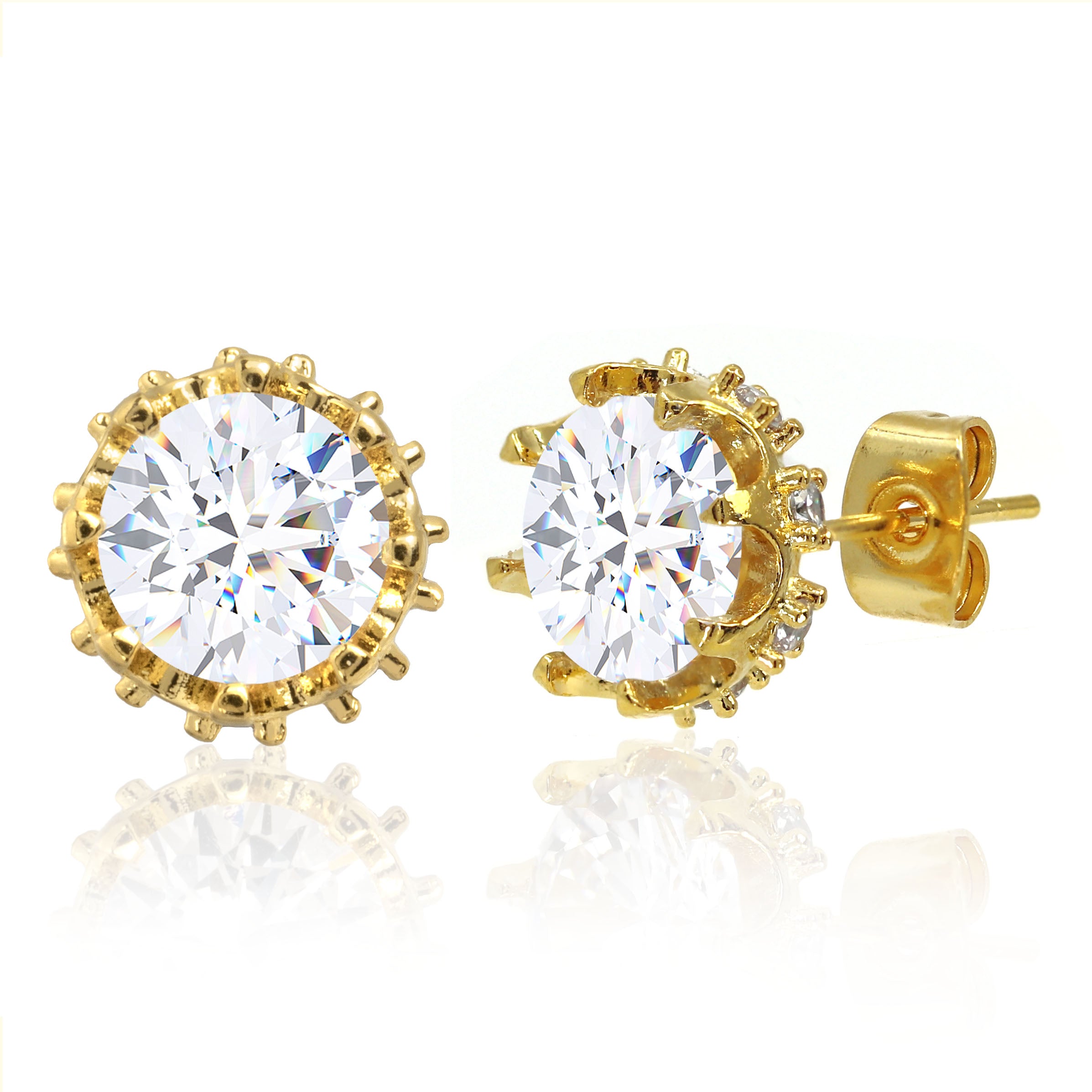 Coronet Stud Earrings