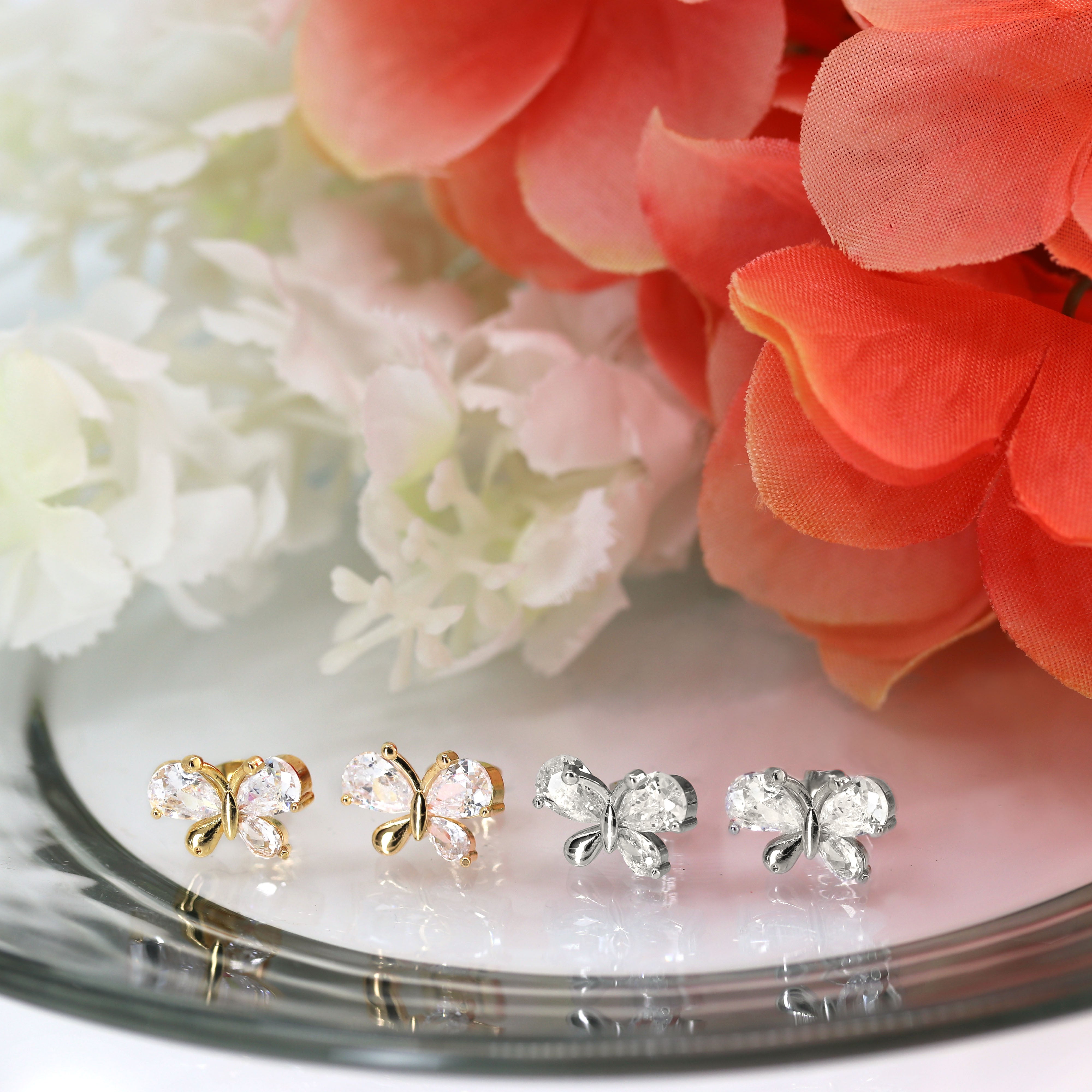 Butterfly Stud Earrings