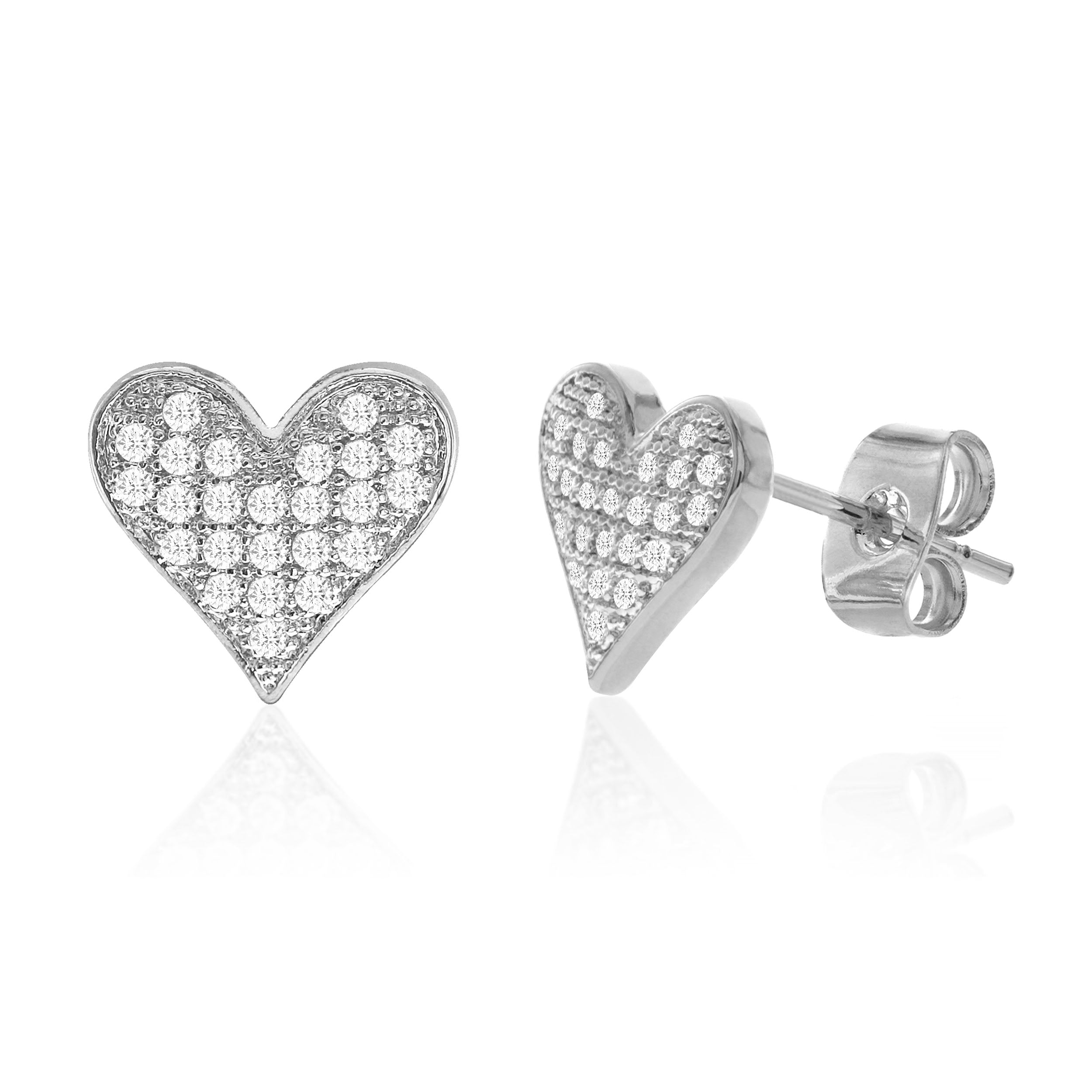 Mini Heart Stud Earrings