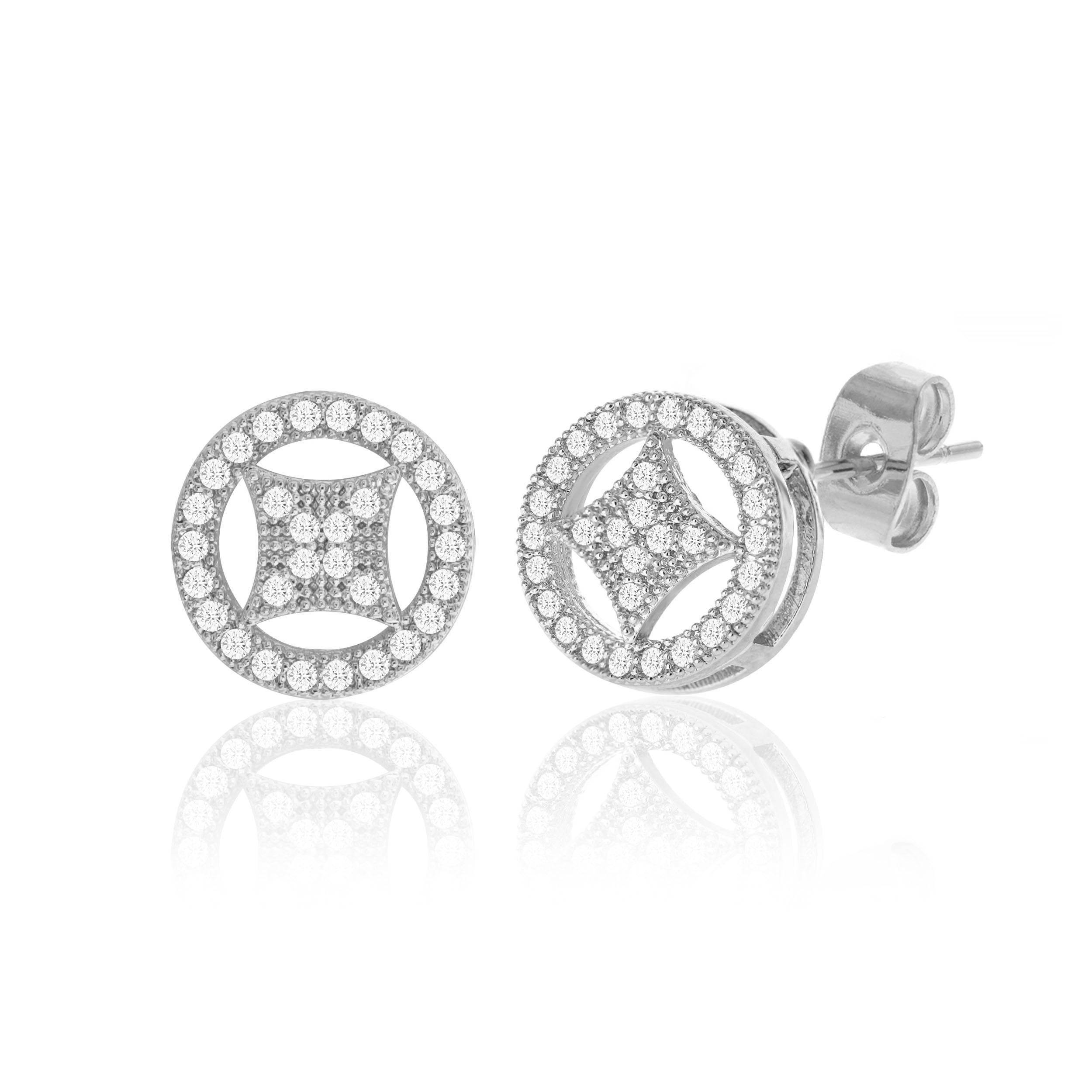 One Bling Stud Earrings