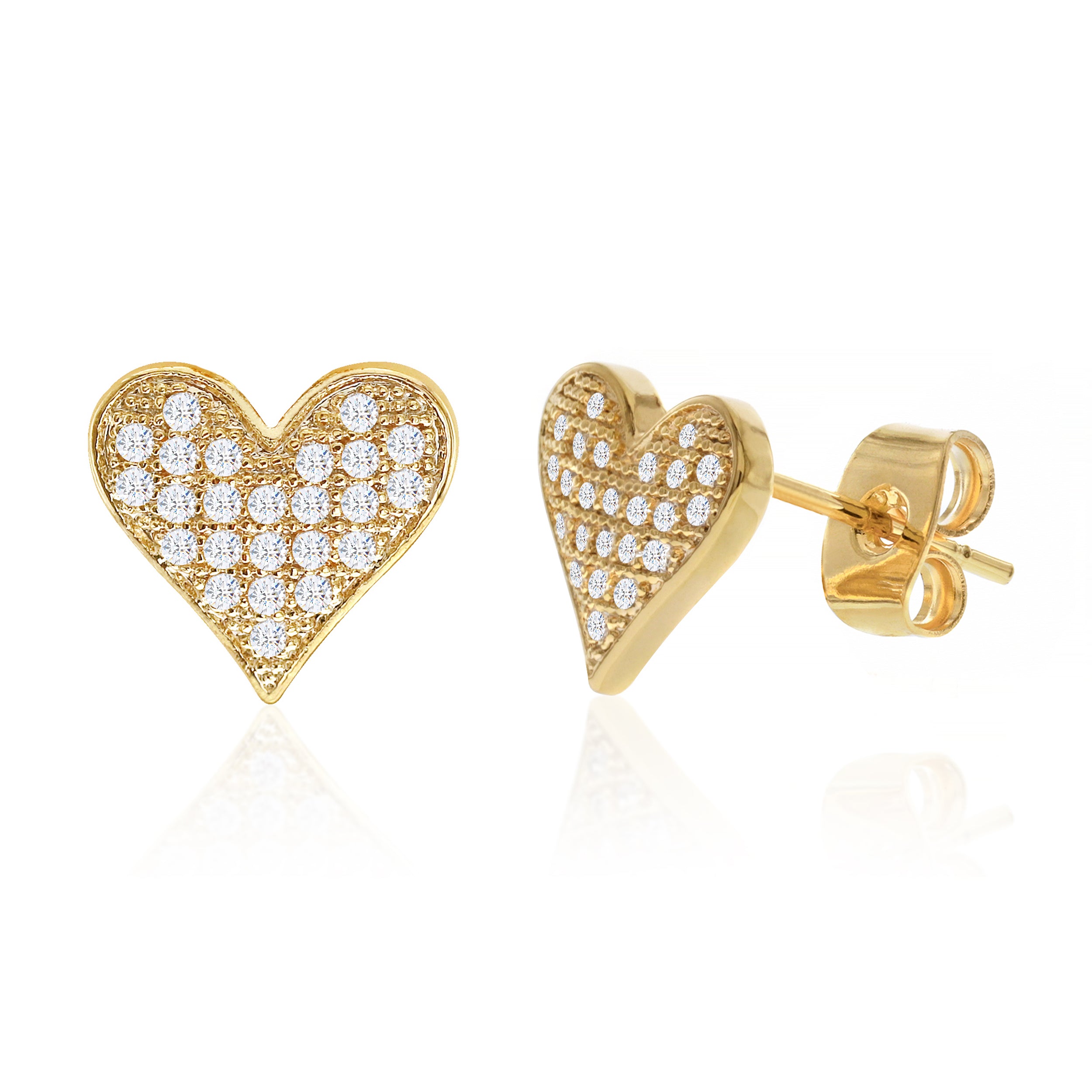 Mini Heart Stud Earrings